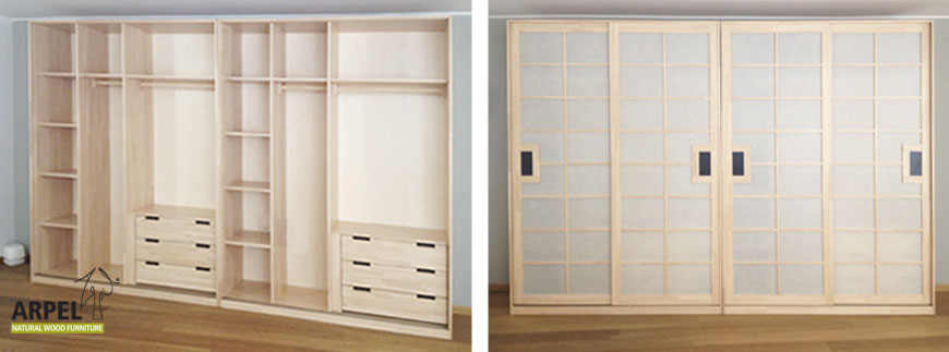 armadio su misura con ante scorrevoli